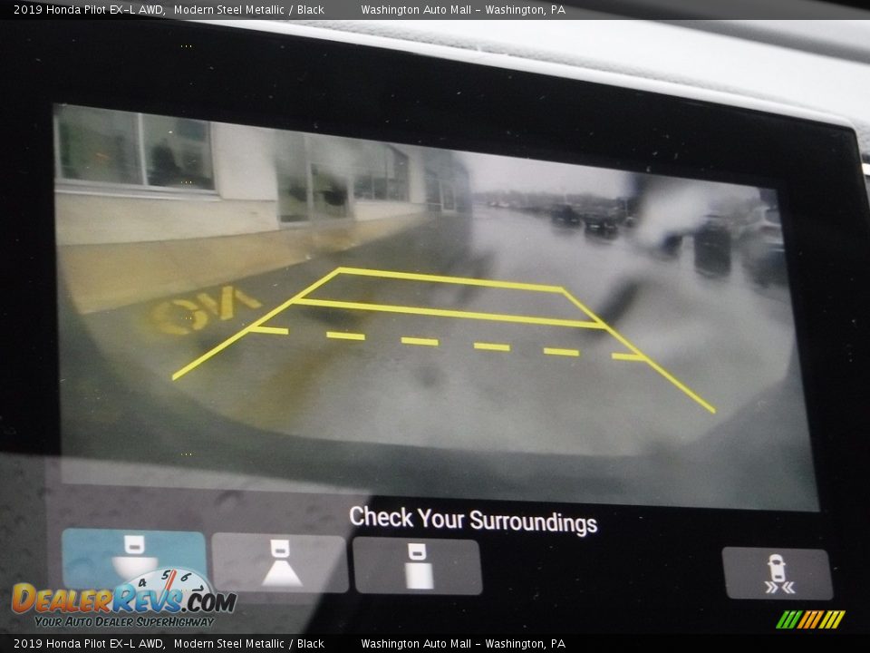 2019 Honda Pilot EX-L AWD Modern Steel Metallic / Black Photo #21