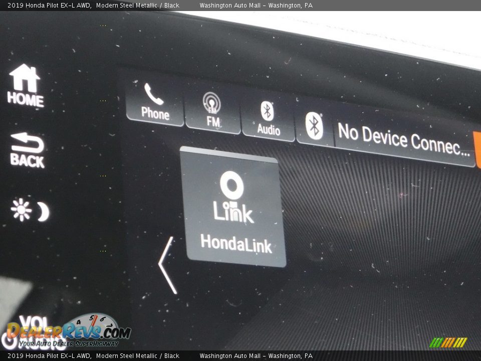 2019 Honda Pilot EX-L AWD Modern Steel Metallic / Black Photo #23