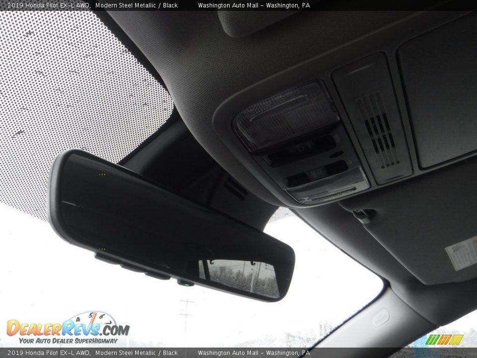 2019 Honda Pilot EX-L AWD Modern Steel Metallic / Black Photo #24