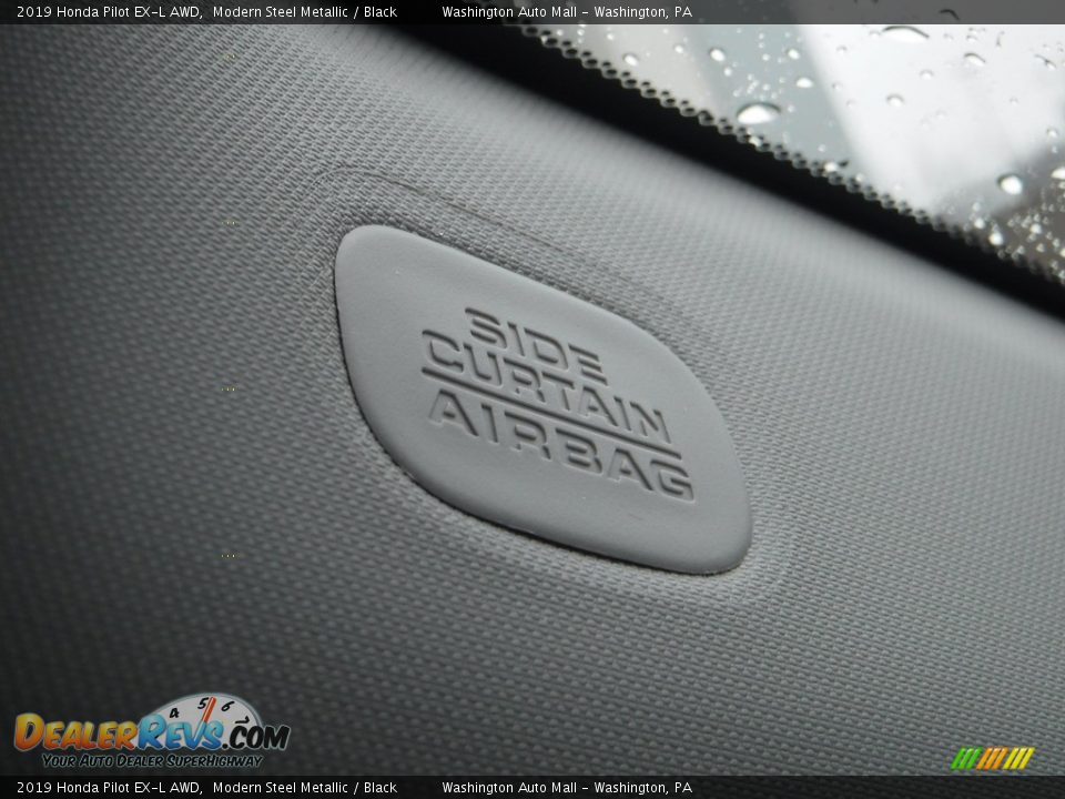 2019 Honda Pilot EX-L AWD Modern Steel Metallic / Black Photo #27