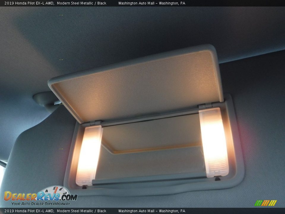 2019 Honda Pilot EX-L AWD Modern Steel Metallic / Black Photo #28
