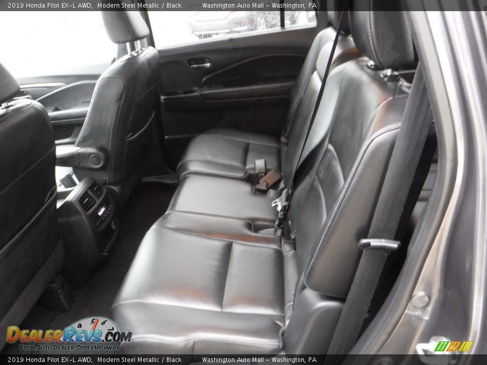 2019 Honda Pilot EX-L AWD Modern Steel Metallic / Black Photo #29