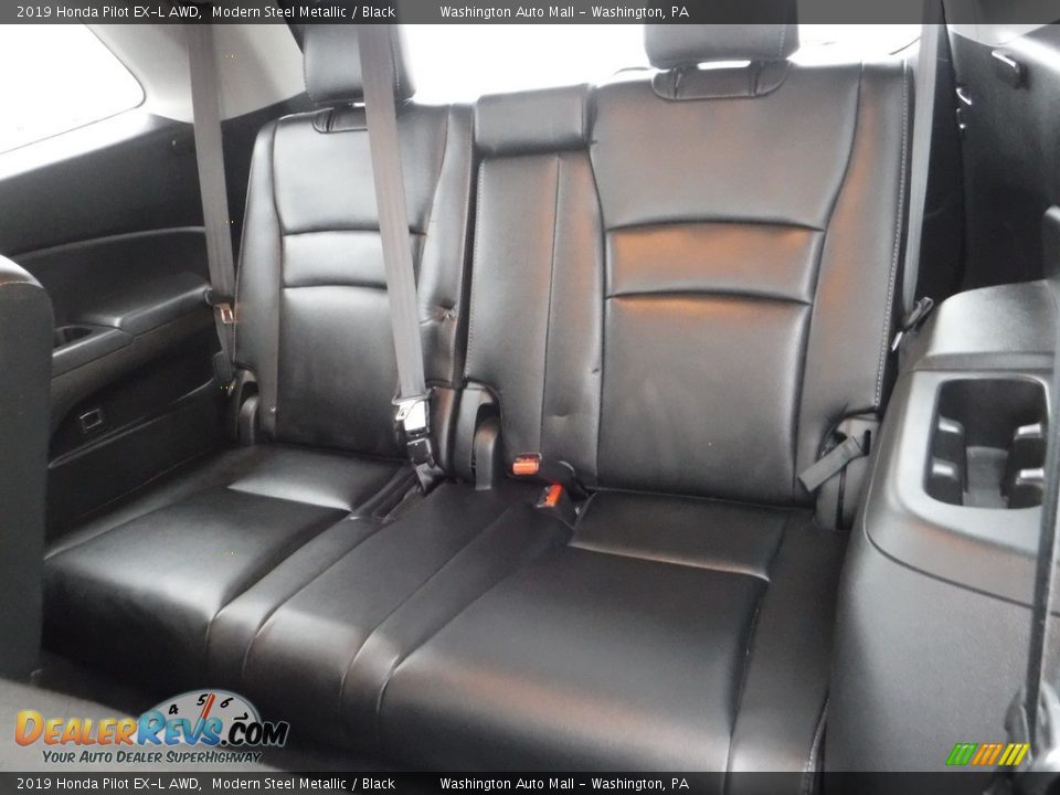 2019 Honda Pilot EX-L AWD Modern Steel Metallic / Black Photo #31