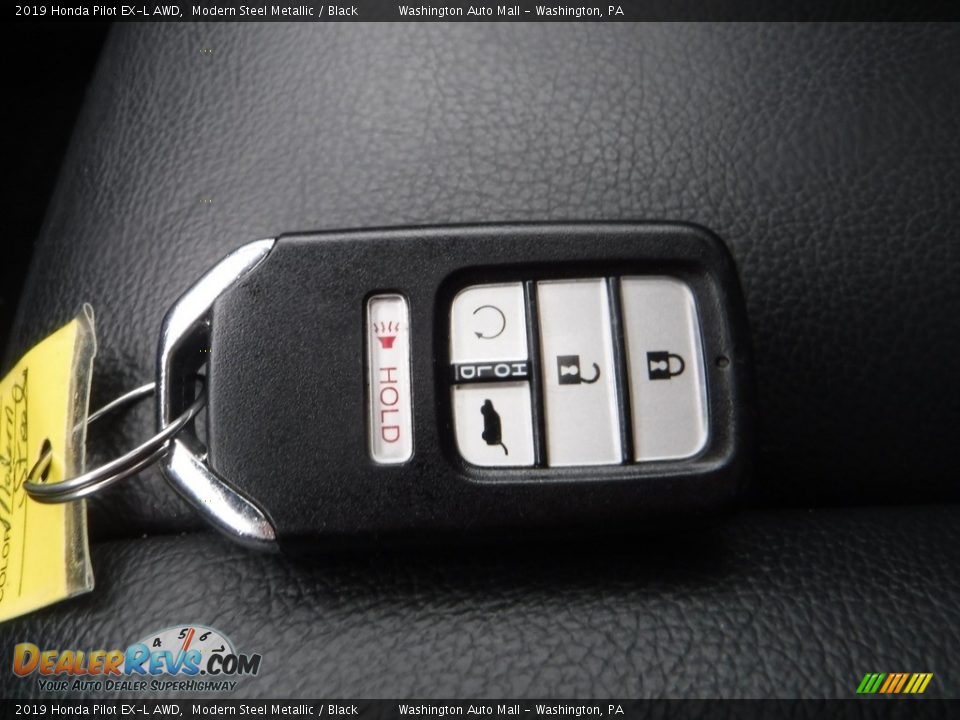 2019 Honda Pilot EX-L AWD Modern Steel Metallic / Black Photo #34