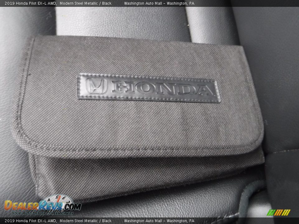 2019 Honda Pilot EX-L AWD Modern Steel Metallic / Black Photo #35