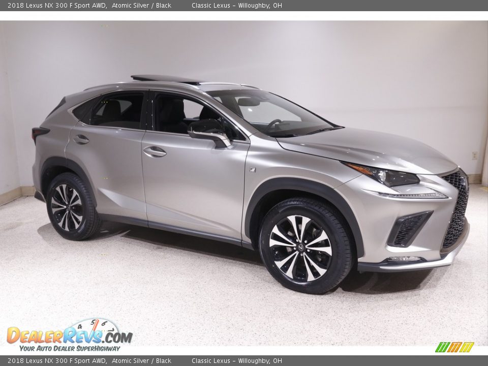 2018 Lexus NX 300 F Sport AWD Atomic Silver / Black Photo #1