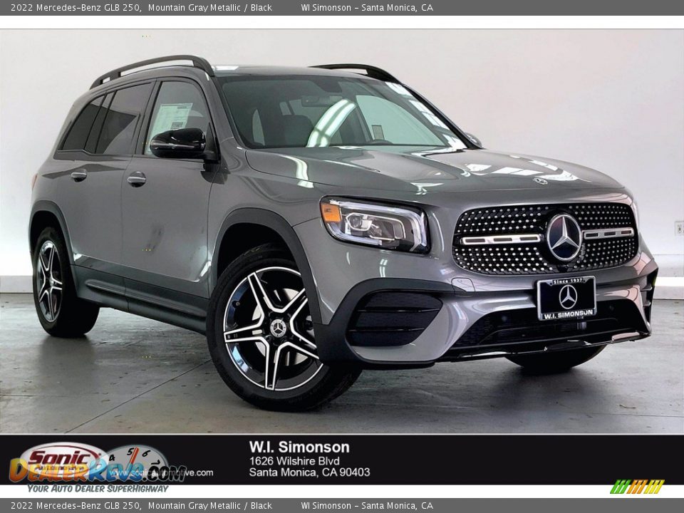 2022 Mercedes-Benz GLB 250 Mountain Gray Metallic / Black Photo #1