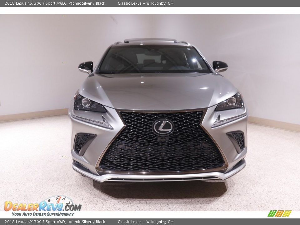 2018 Lexus NX 300 F Sport AWD Atomic Silver / Black Photo #2