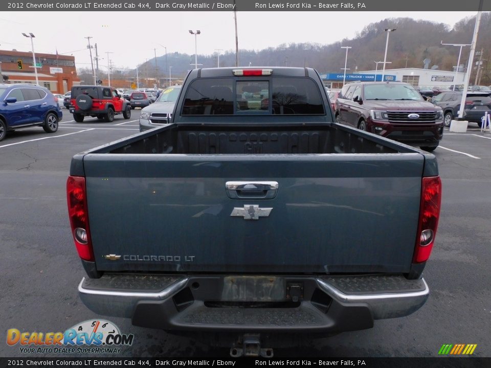 2012 Chevrolet Colorado LT Extended Cab 4x4 Dark Gray Metallic / Ebony Photo #3