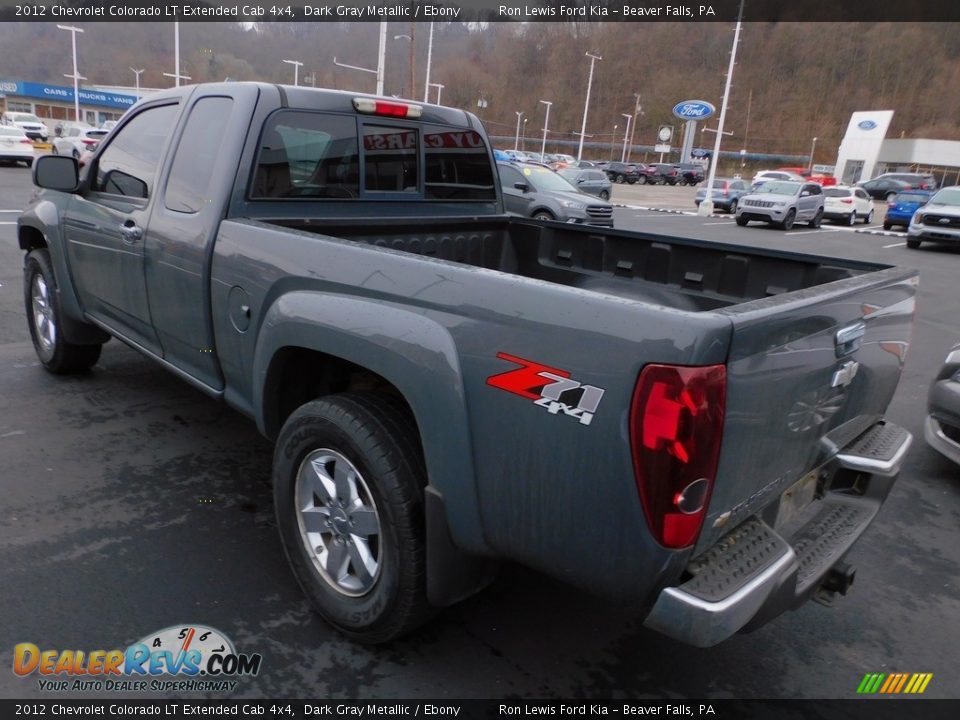 2012 Chevrolet Colorado LT Extended Cab 4x4 Dark Gray Metallic / Ebony Photo #5