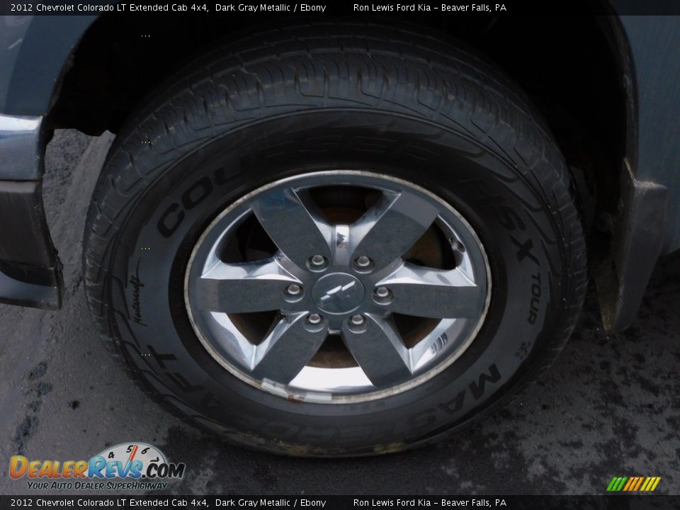 2012 Chevrolet Colorado LT Extended Cab 4x4 Dark Gray Metallic / Ebony Photo #10