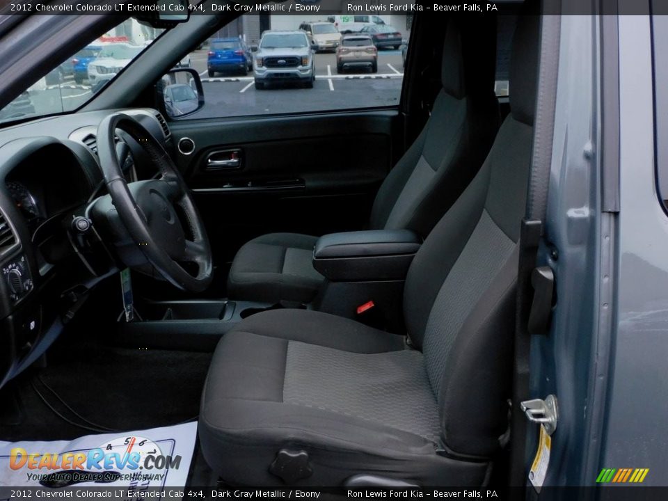 2012 Chevrolet Colorado LT Extended Cab 4x4 Dark Gray Metallic / Ebony Photo #11