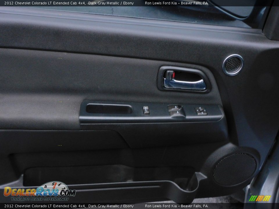 2012 Chevrolet Colorado LT Extended Cab 4x4 Dark Gray Metallic / Ebony Photo #14