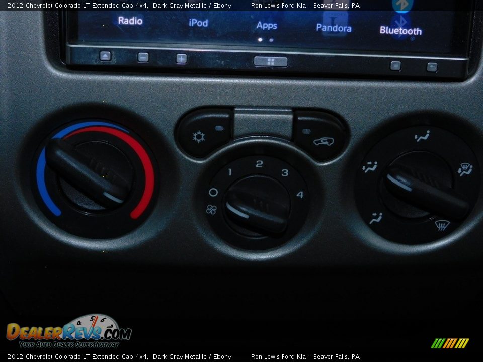 2012 Chevrolet Colorado LT Extended Cab 4x4 Dark Gray Metallic / Ebony Photo #18