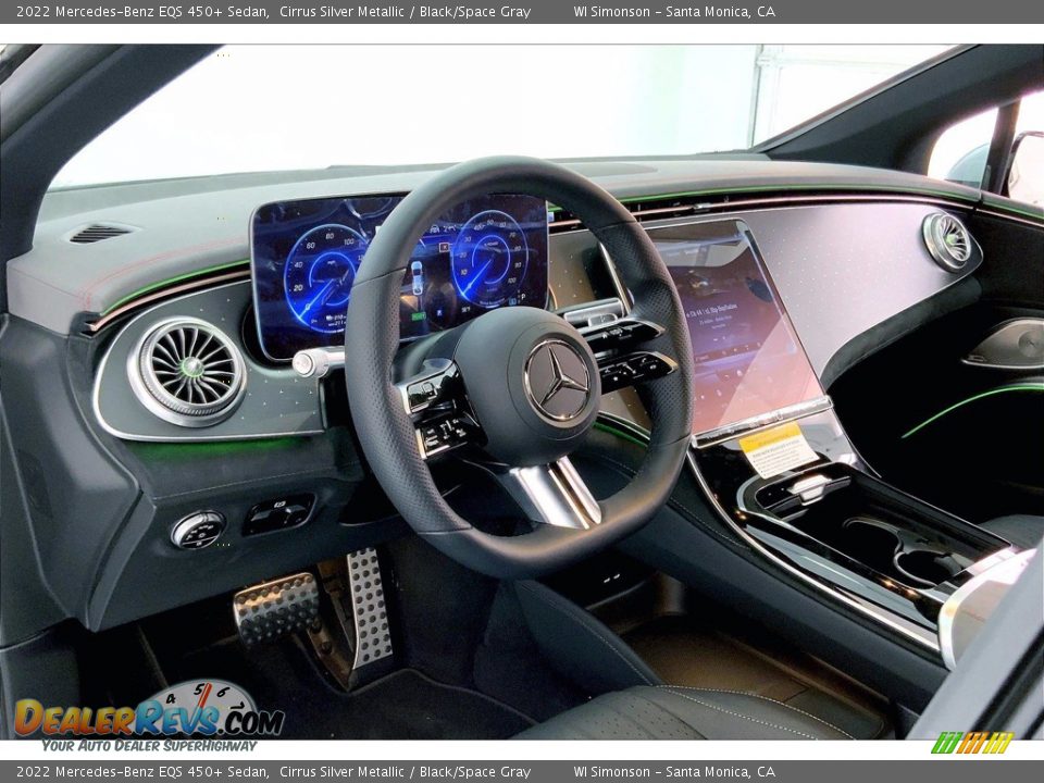 Dashboard of 2022 Mercedes-Benz EQS 450+ Sedan Photo #4