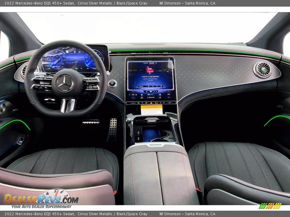 Dashboard of 2022 Mercedes-Benz EQS 450+ Sedan Photo #6