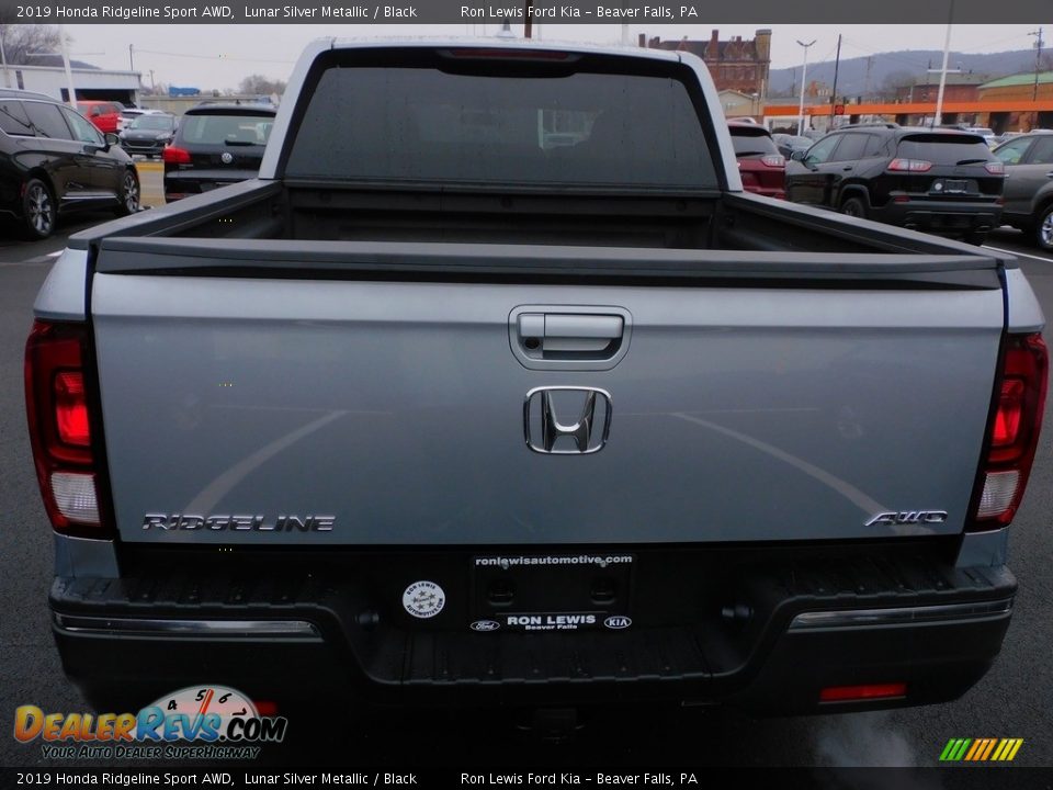 2019 Honda Ridgeline Sport AWD Lunar Silver Metallic / Black Photo #3