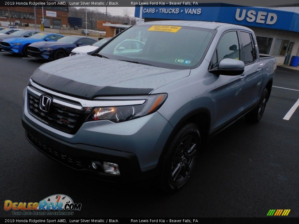2019 Honda Ridgeline Sport AWD Lunar Silver Metallic / Black Photo #7