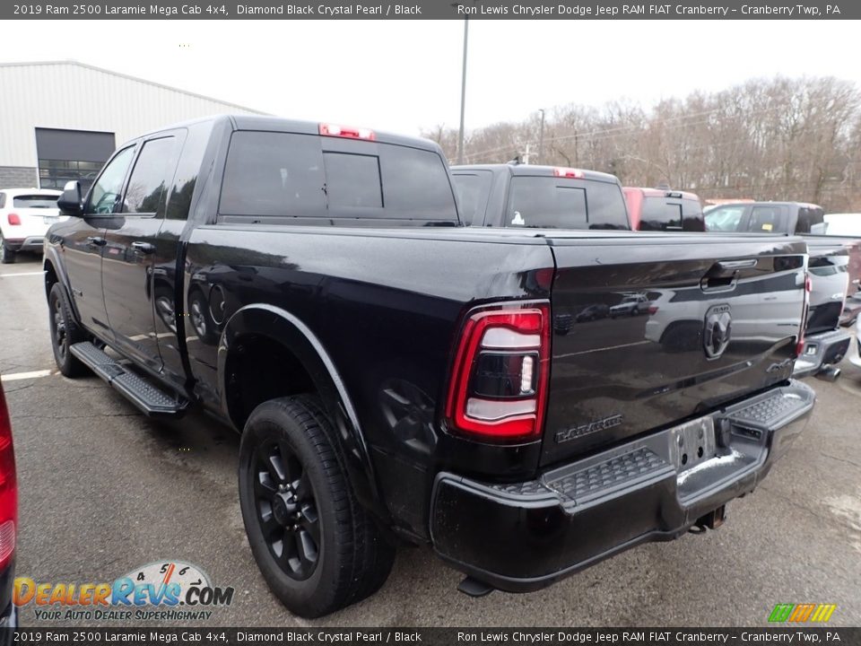 2019 Ram 2500 Laramie Mega Cab 4x4 Diamond Black Crystal Pearl / Black Photo #3