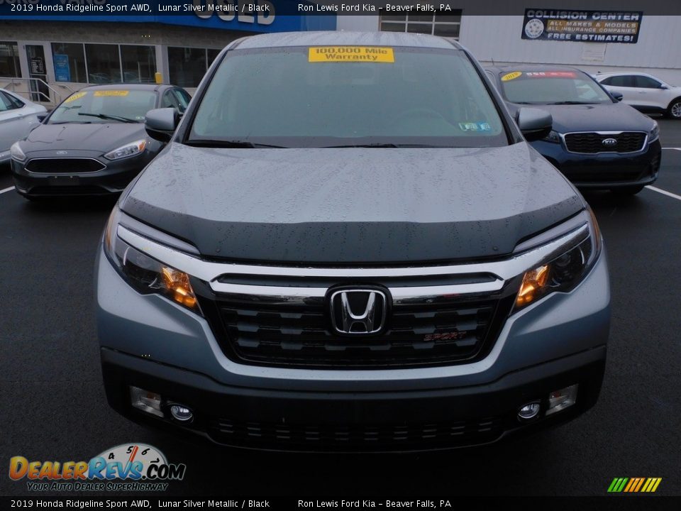 2019 Honda Ridgeline Sport AWD Lunar Silver Metallic / Black Photo #8