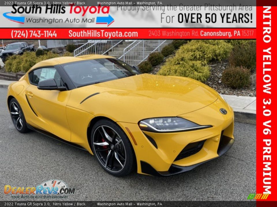 2022 Toyota GR Supra 3.0 Nitro Yellow / Black Photo #1