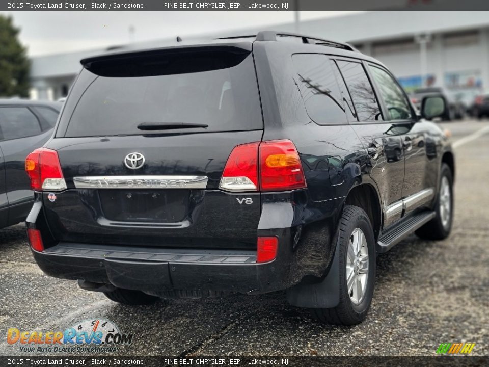 2015 Toyota Land Cruiser Black / Sandstone Photo #3