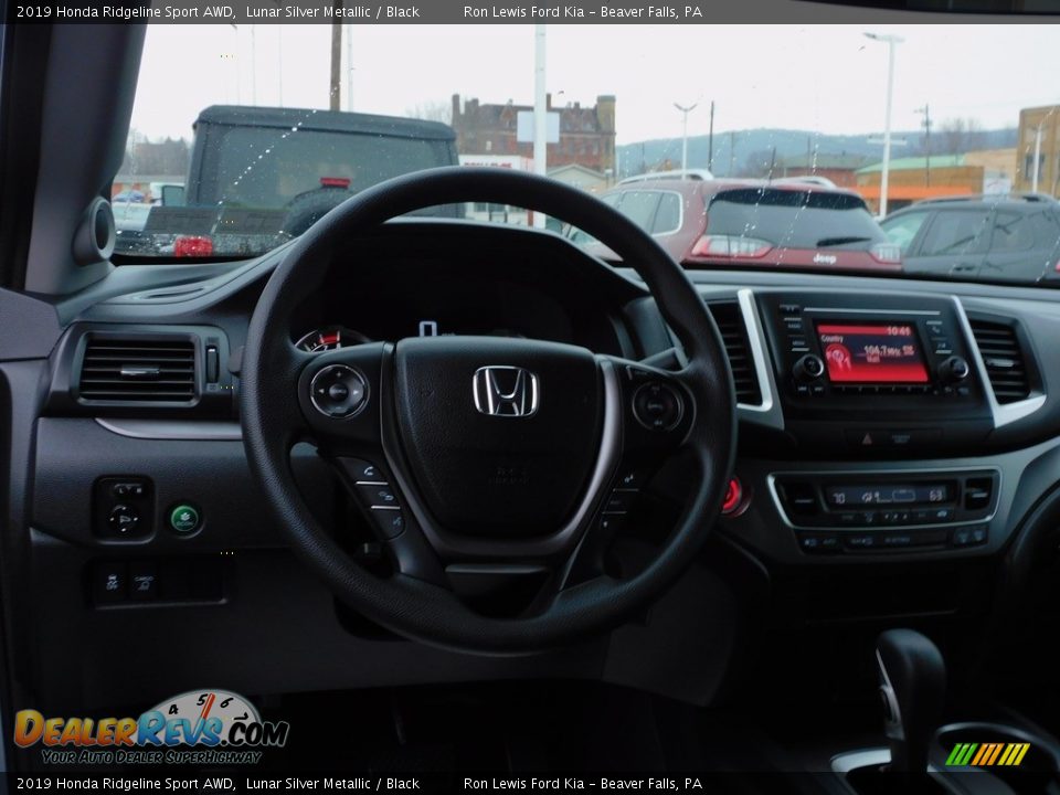 2019 Honda Ridgeline Sport AWD Lunar Silver Metallic / Black Photo #13