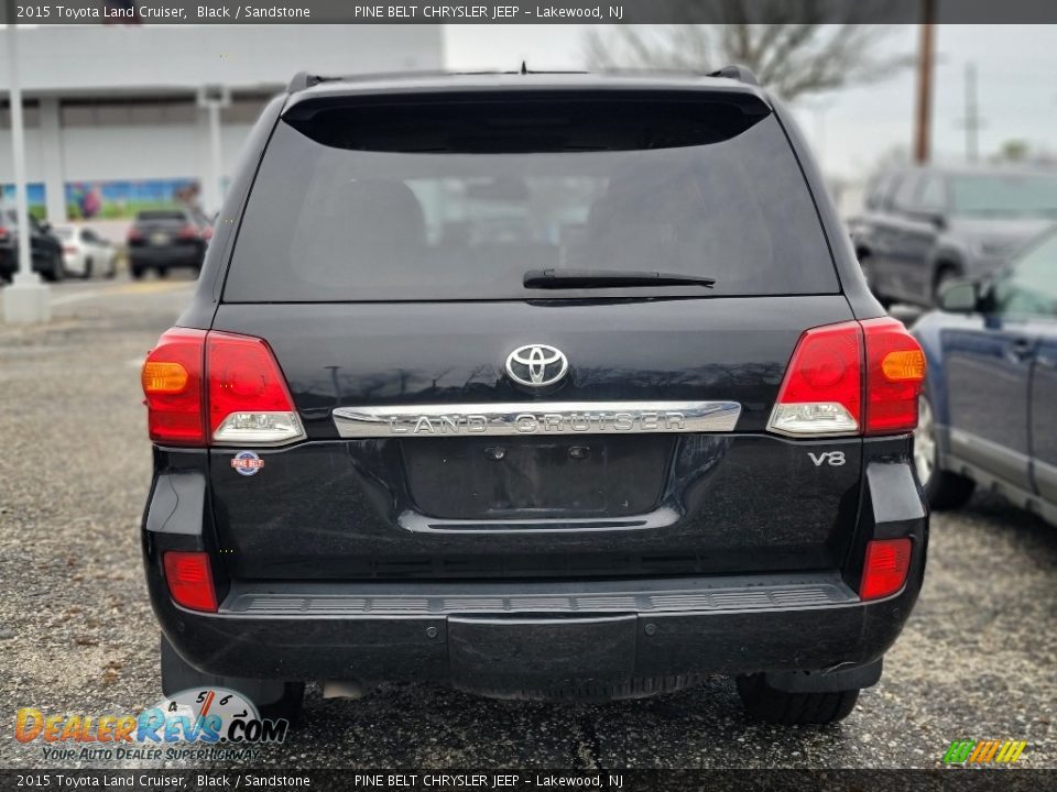2015 Toyota Land Cruiser Black / Sandstone Photo #4
