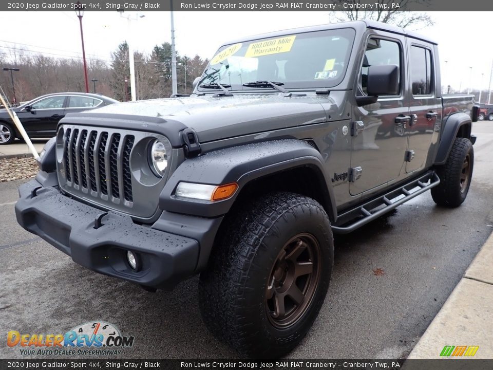 2020 Jeep Gladiator Sport 4x4 Sting-Gray / Black Photo #6