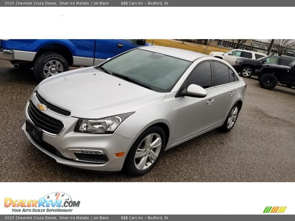 2015 Chevrolet Cruze Diesel Silver Ice Metallic / Jet Black Photo #8