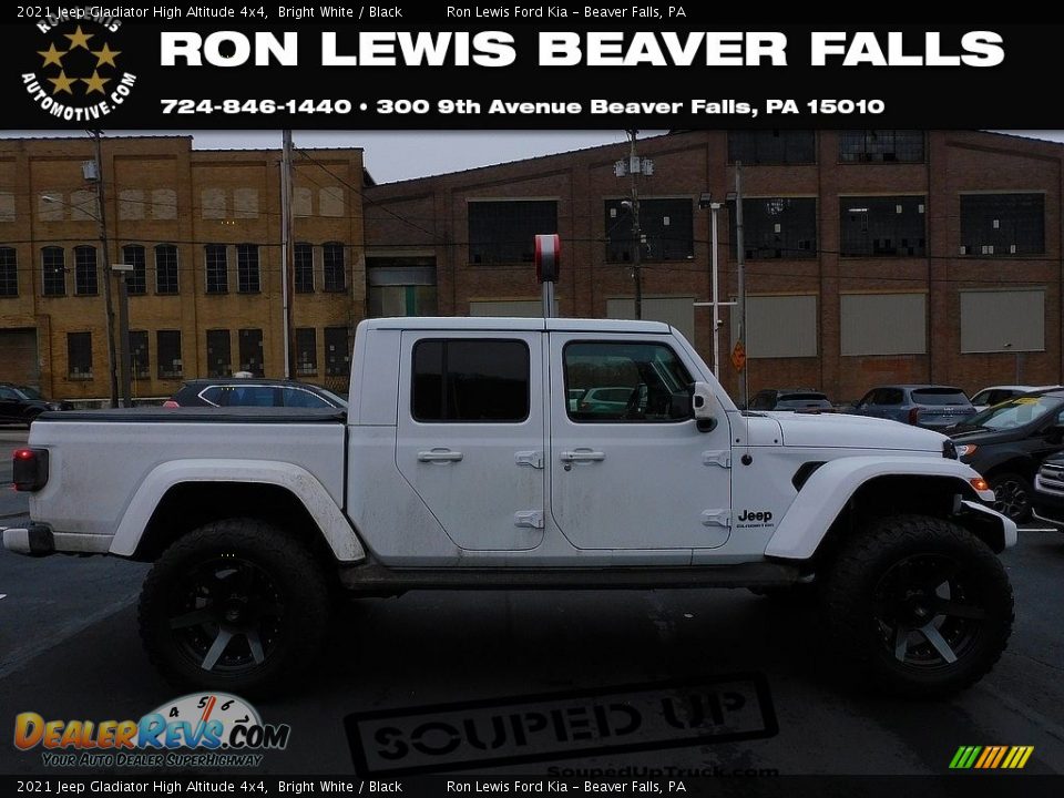 2021 Jeep Gladiator High Altitude 4x4 Bright White / Black Photo #1