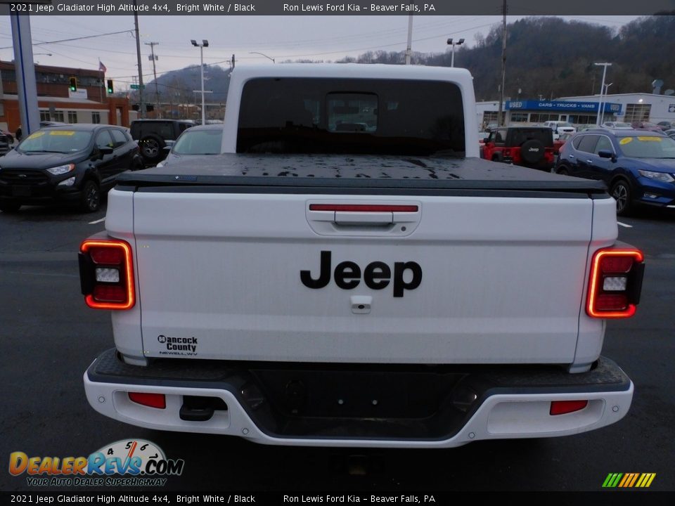 2021 Jeep Gladiator High Altitude 4x4 Bright White / Black Photo #3