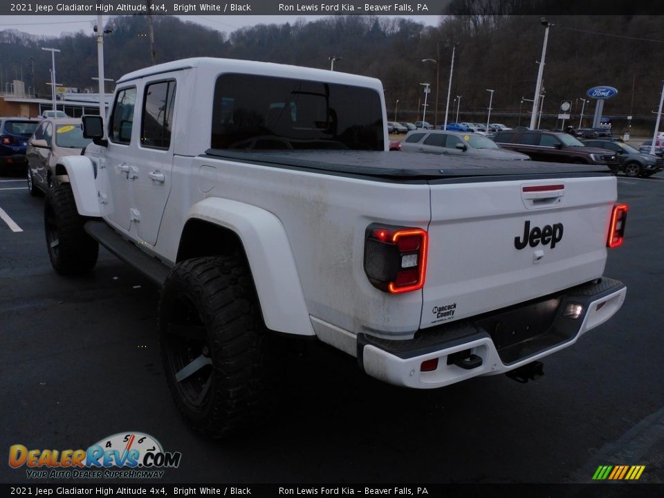 2021 Jeep Gladiator High Altitude 4x4 Bright White / Black Photo #5