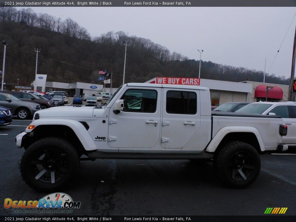 2021 Jeep Gladiator High Altitude 4x4 Bright White / Black Photo #6