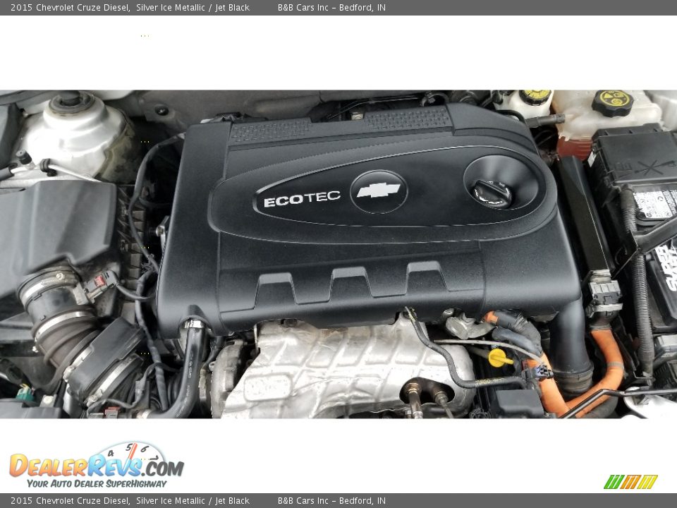 2015 Chevrolet Cruze Diesel Silver Ice Metallic / Jet Black Photo #19