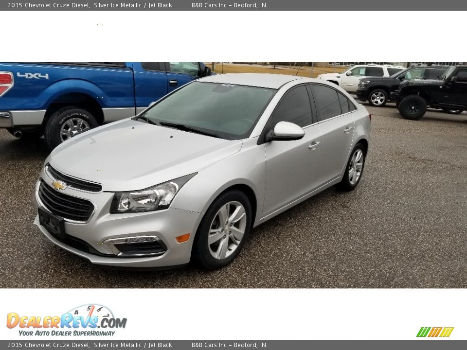 2015 Chevrolet Cruze Diesel Silver Ice Metallic / Jet Black Photo #21