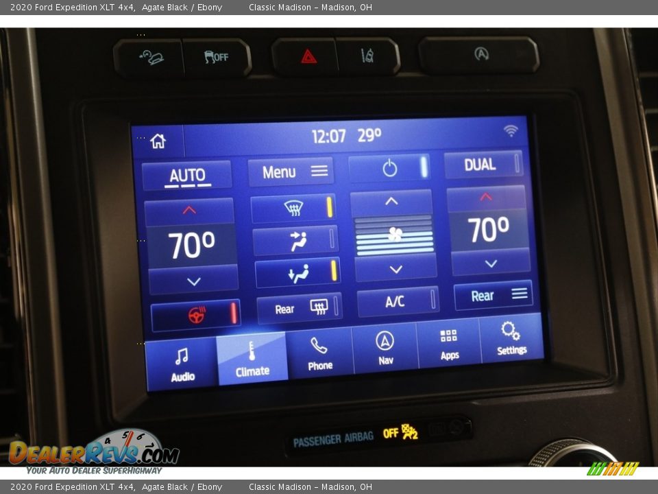 2020 Ford Expedition XLT 4x4 Agate Black / Ebony Photo #12