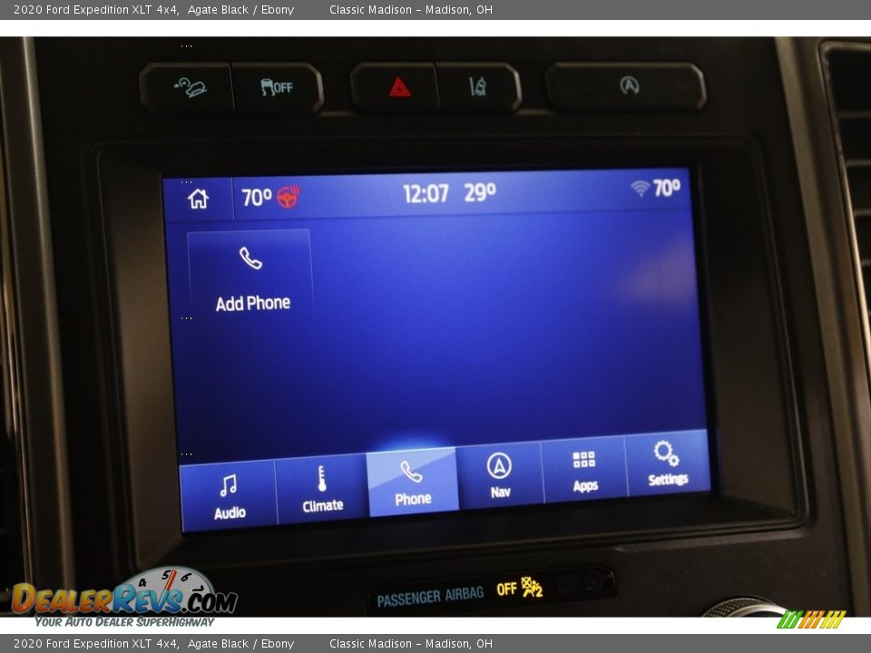 2020 Ford Expedition XLT 4x4 Agate Black / Ebony Photo #13