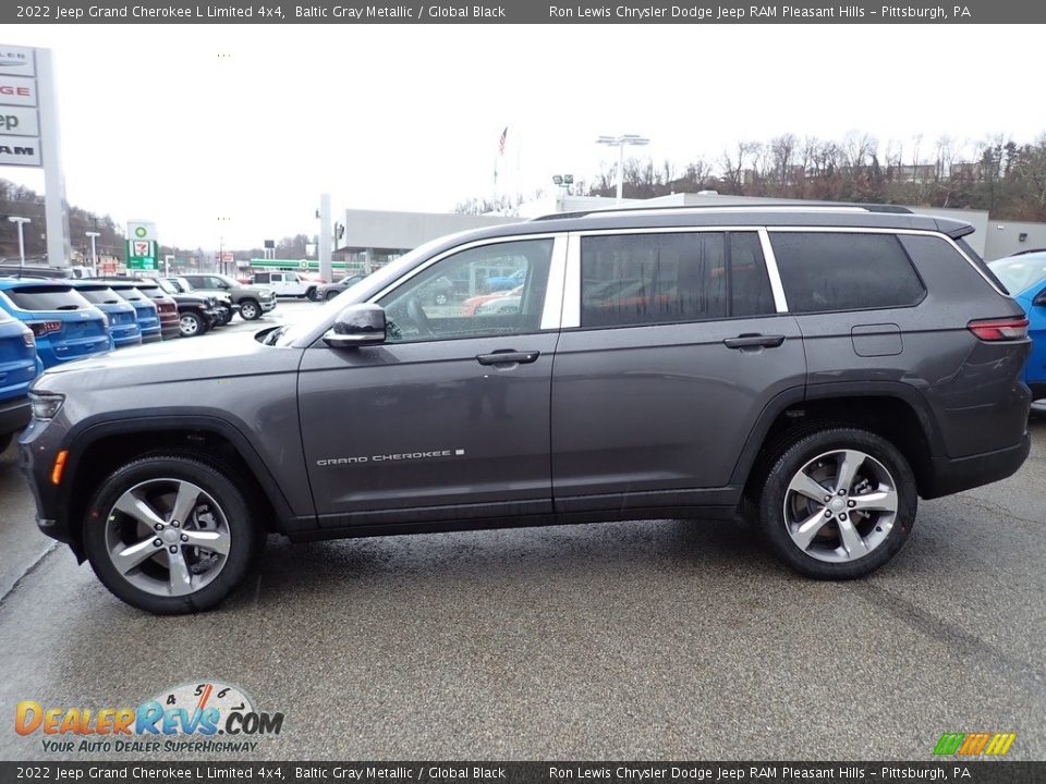 2022 Jeep Grand Cherokee L Limited 4x4 Baltic Gray Metallic / Global Black Photo #2