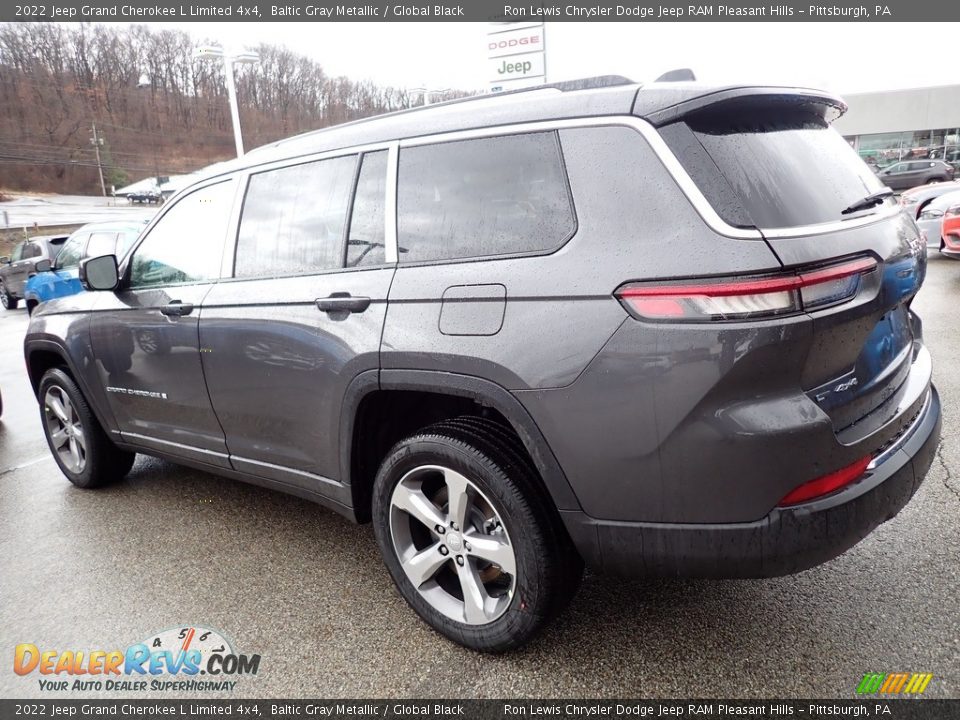 2022 Jeep Grand Cherokee L Limited 4x4 Baltic Gray Metallic / Global Black Photo #3