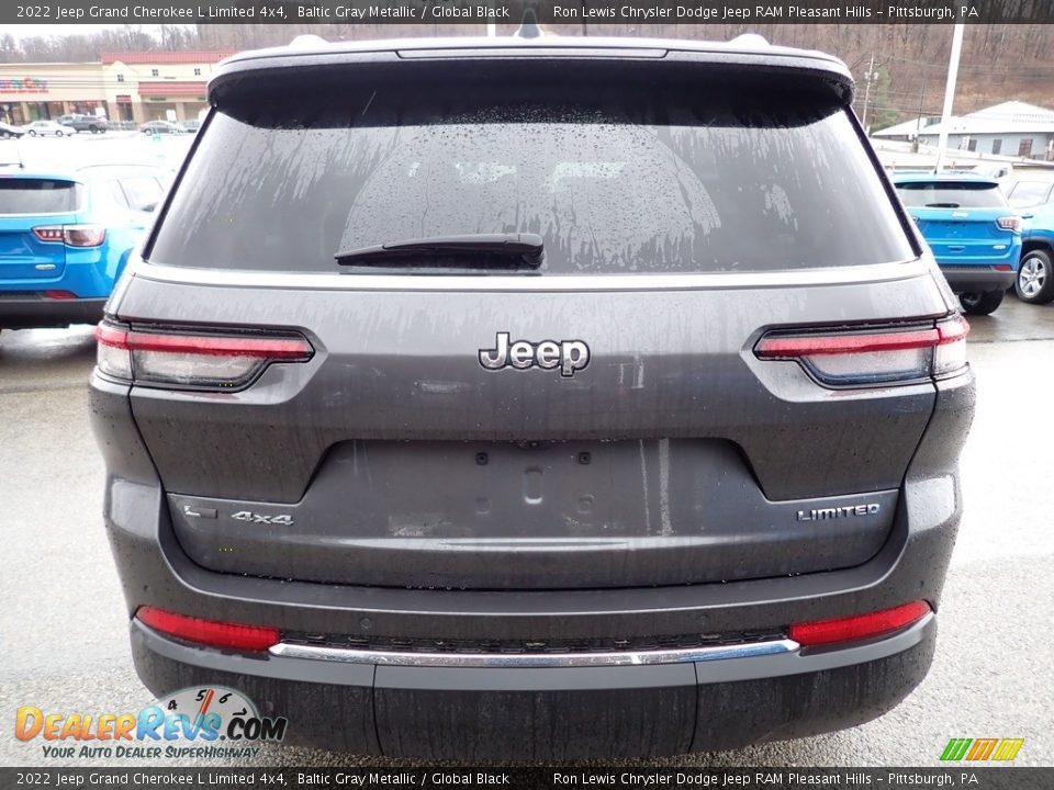 2022 Jeep Grand Cherokee L Limited 4x4 Baltic Gray Metallic / Global Black Photo #4