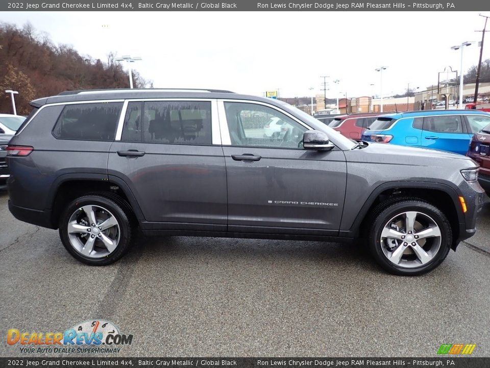 2022 Jeep Grand Cherokee L Limited 4x4 Baltic Gray Metallic / Global Black Photo #7
