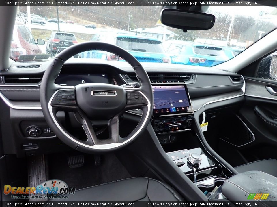 2022 Jeep Grand Cherokee L Limited 4x4 Baltic Gray Metallic / Global Black Photo #13