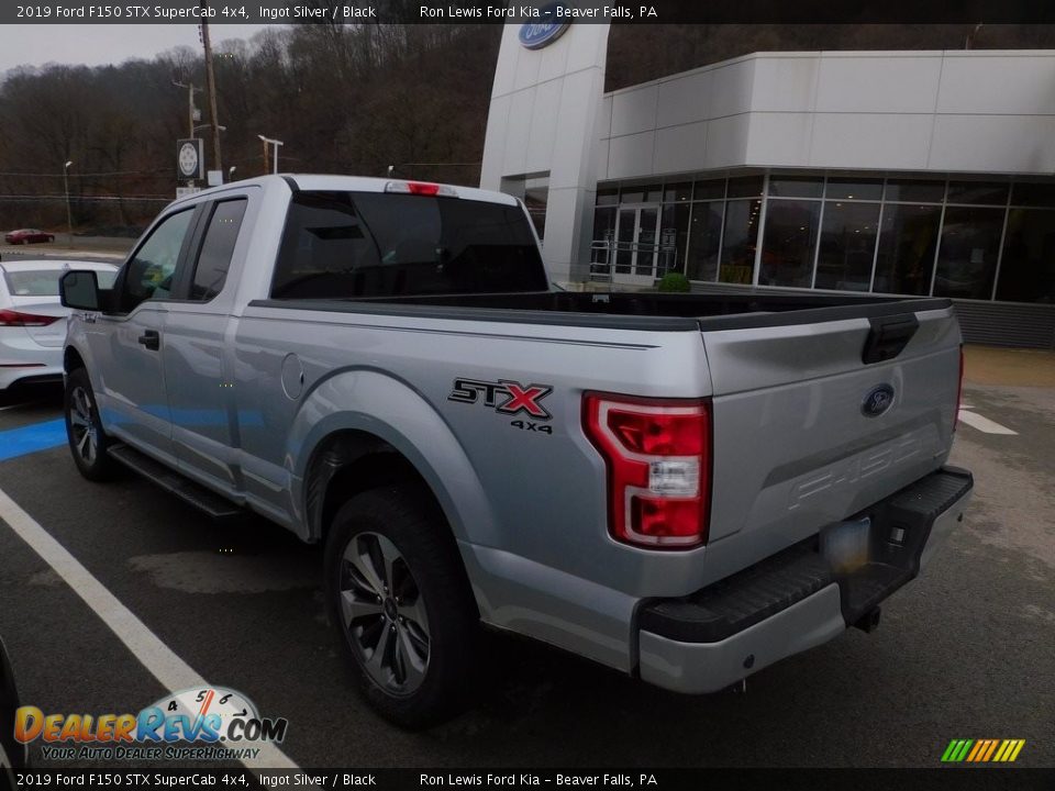 2019 Ford F150 STX SuperCab 4x4 Ingot Silver / Black Photo #5