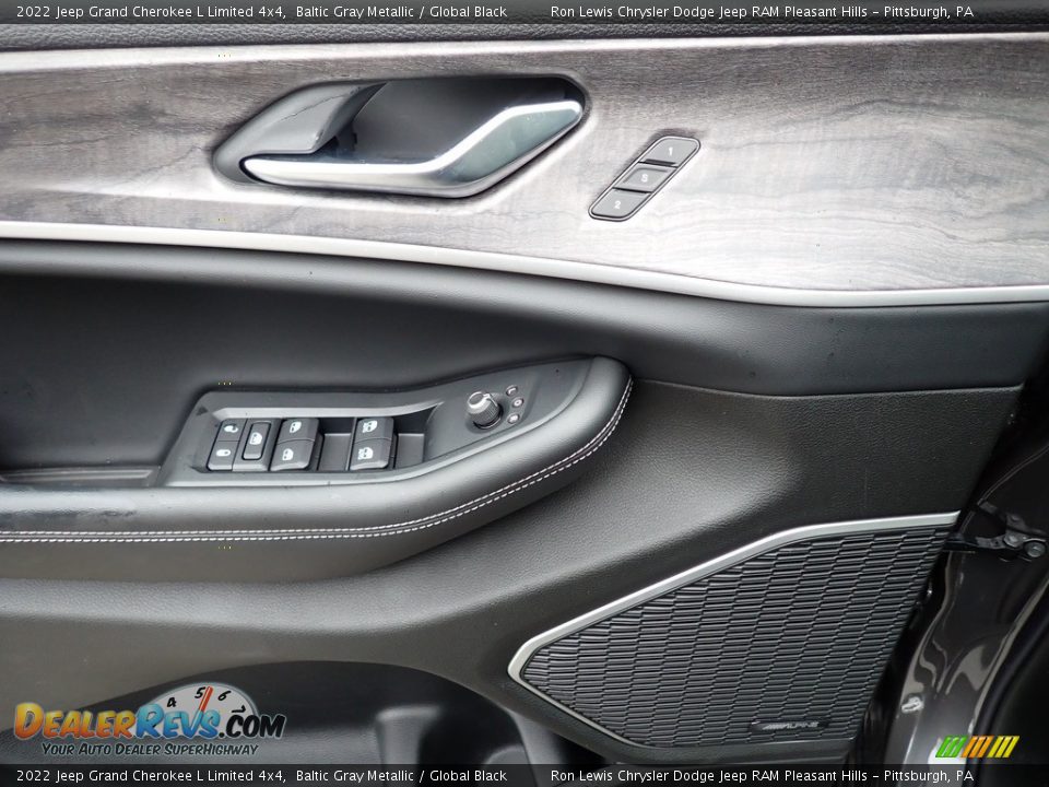 2022 Jeep Grand Cherokee L Limited 4x4 Baltic Gray Metallic / Global Black Photo #14