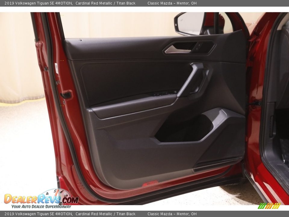 2019 Volkswagen Tiguan SE 4MOTION Cardinal Red Metallic / Titan Black Photo #4