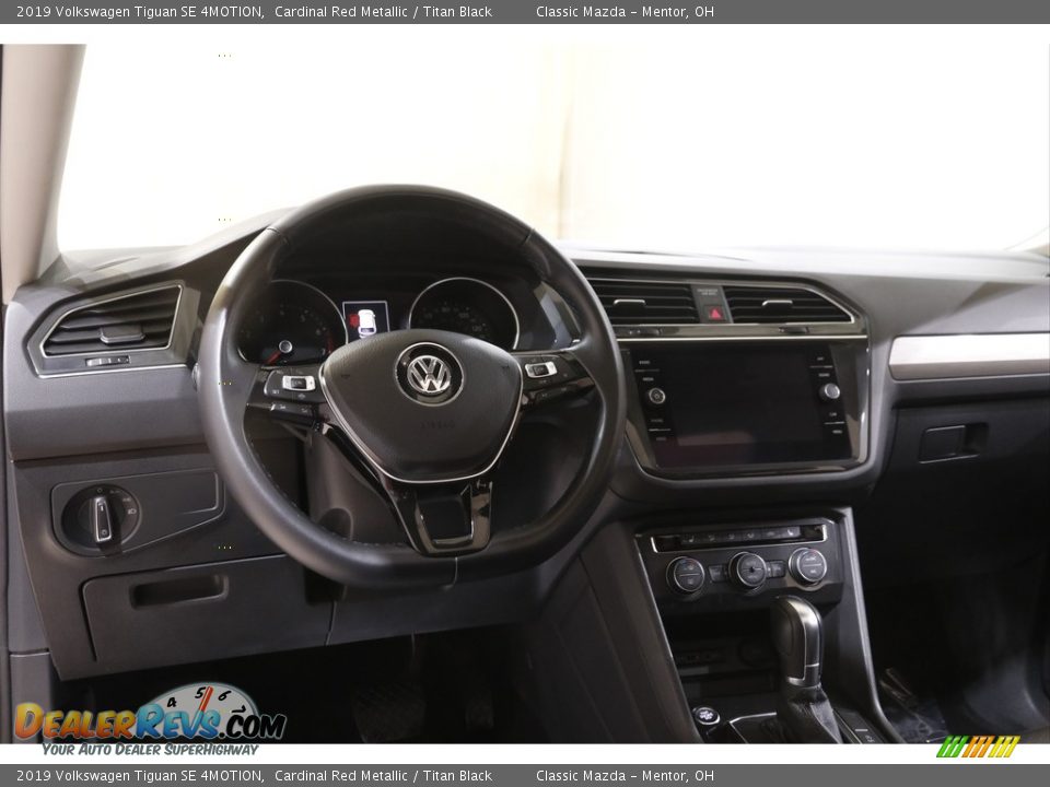 2019 Volkswagen Tiguan SE 4MOTION Cardinal Red Metallic / Titan Black Photo #6