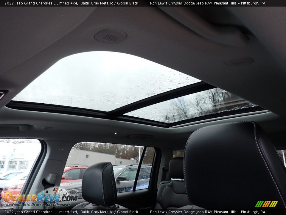 2022 Jeep Grand Cherokee L Limited 4x4 Baltic Gray Metallic / Global Black Photo #17