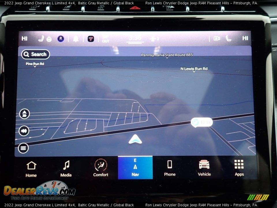 2022 Jeep Grand Cherokee L Limited 4x4 Baltic Gray Metallic / Global Black Photo #18