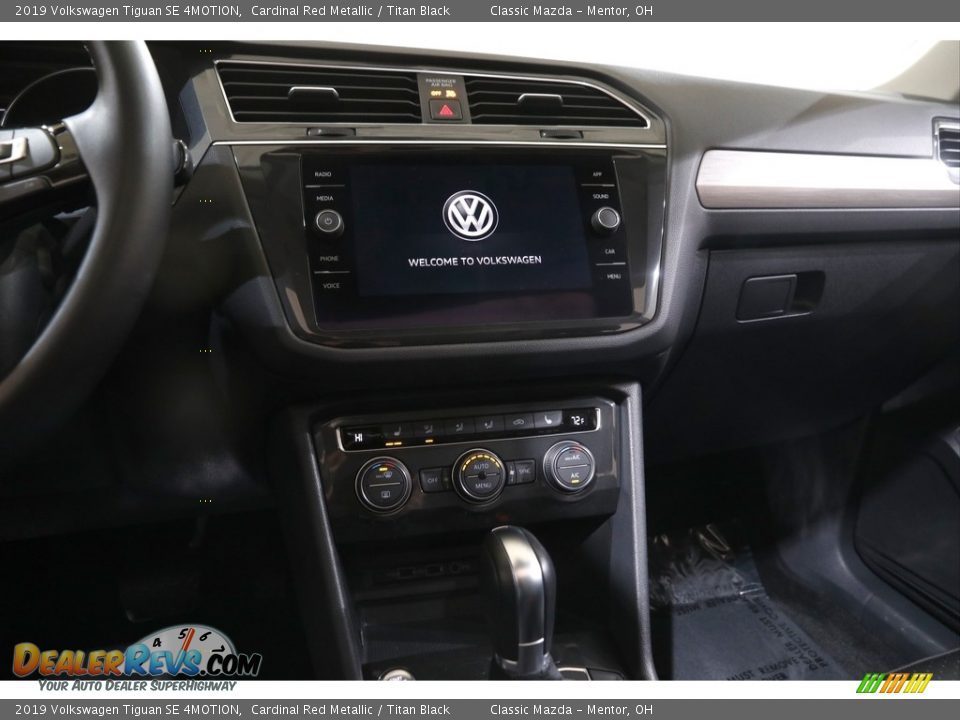 2019 Volkswagen Tiguan SE 4MOTION Cardinal Red Metallic / Titan Black Photo #9